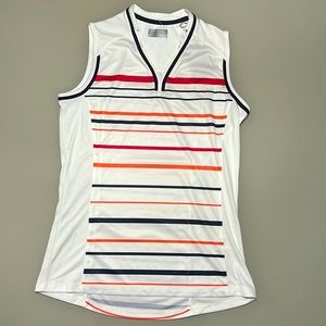 CALLAWAY OPTI-DRI WHITE GOLF SHIRTS MEDIUM